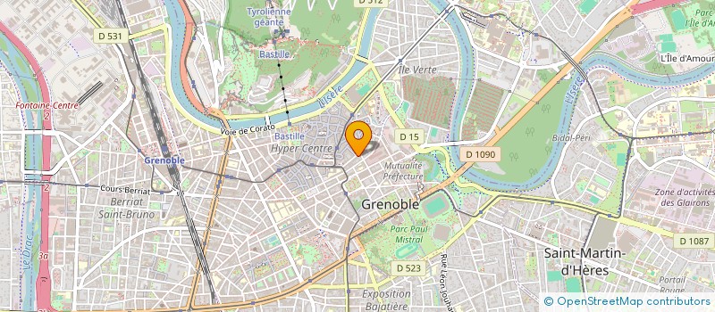 localisation de l'entreprise CPG CENT PERF GESTION  GRENOBLE