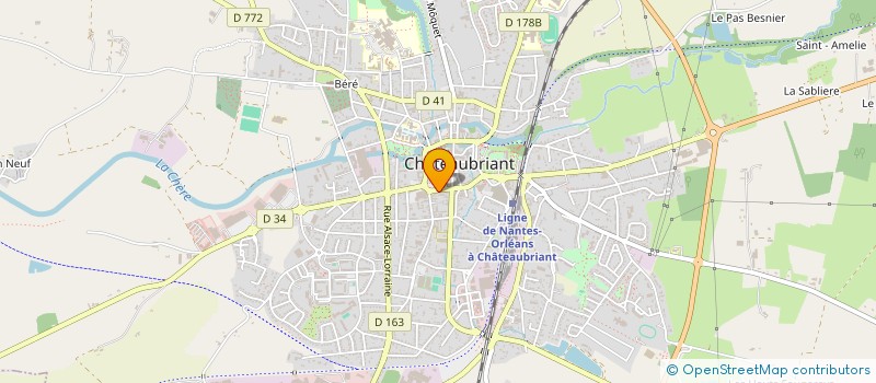 localisation de l'entreprise CPGC  CHATEAUBRIANT