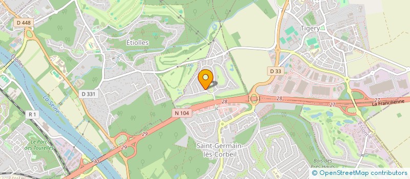 localisation de l'entreprise CPGL IMMO à SAINT-GERMAIN-LES-CORBEIL