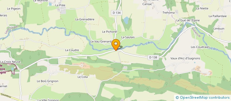 localisation de l'entreprise CPGM IMMOBILIER  MALANSAC