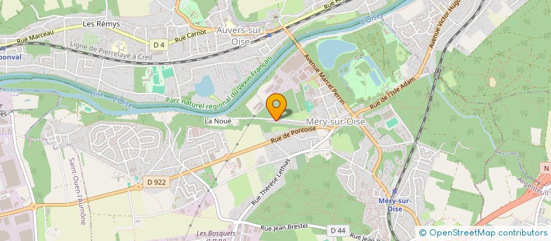 localisation de l'entreprise CPGR  MERY-SUR-OISE