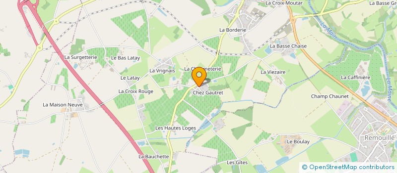 localisation de l'entreprise CPH  AIGREFEUILLE-SUR-MAINE