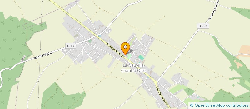 localisation de l'entreprise CPHB  LA NEUVILLE-CHANT-D'OISEL