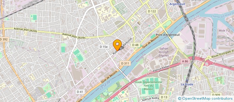 localisation de l'entreprise CPI  ARGENTEUIL