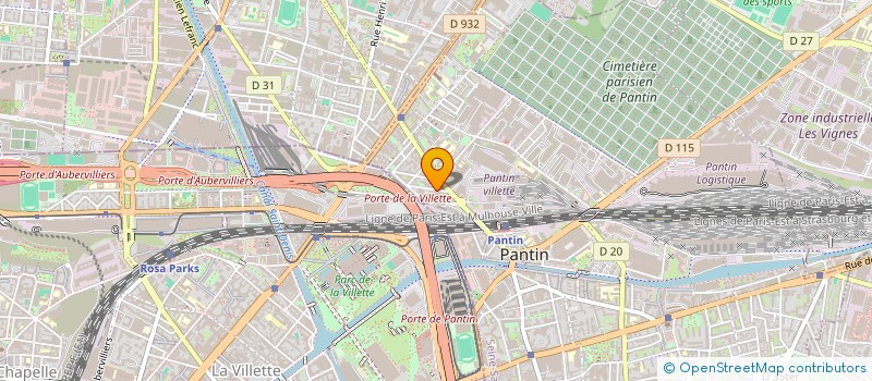 localisation de l'entreprise CPI à PANTIN