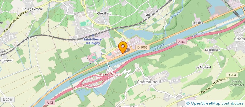 localisation de l'entreprise CPI à SAINT-PIERRE-D'ALBIGNY