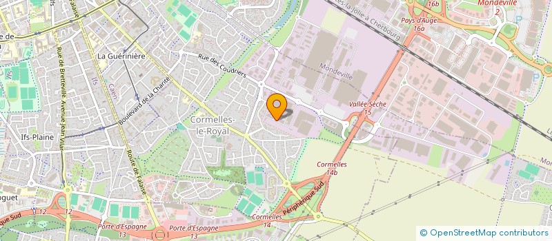 localisation de l'entreprise CPI - CENTRE DE PREVENTION IMMOBILIERE  CORMELLES-LE-ROYAL