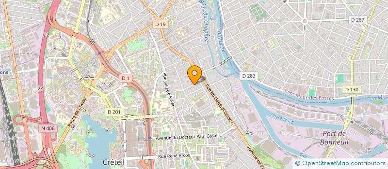 localisation de l'entreprise CPI SYSTEMES D INFORMATION  CRETEIL