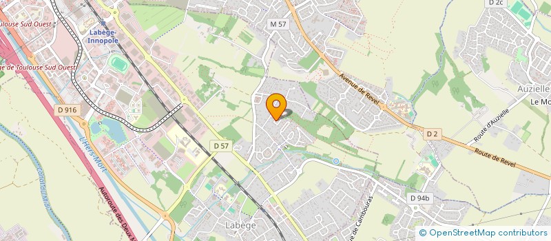 localisation de l'entreprise CPI2M DATA  LABEGE