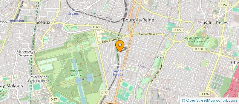 localisation de l'entreprise CPIA à SCEAUX