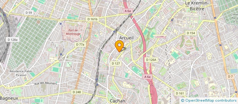 localisation de l'entreprise CPIC à ARCUEIL