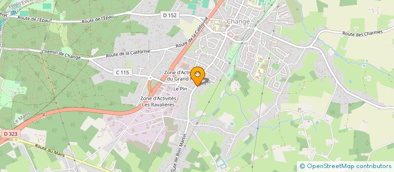 localisation de l'entreprise CPID  CHANGE