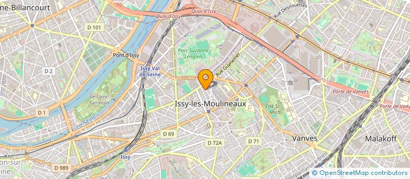 localisation de l'entreprise CPIE IDF à ISSY-LES-MOULINEAUX