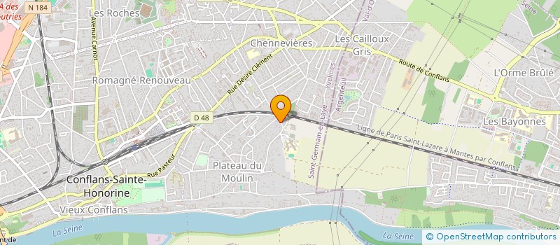 localisation de l'entreprise CPIJE  CONFLANS-SAINTE-HONORINE