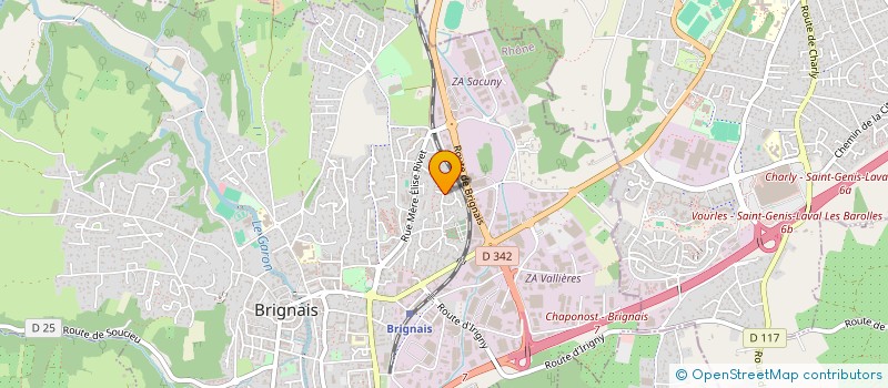 localisation de l'entreprise CPILATES REFORMER  BRIGNAIS