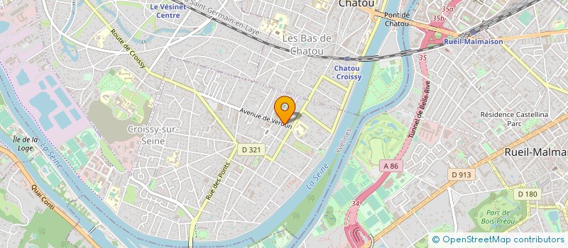 localisation de l'entreprise CPIM HOLDING à CROISSY-SUR-SEINE