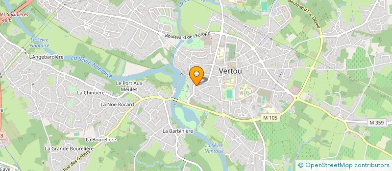 localisation de l'entreprise CPJ  VERTOU