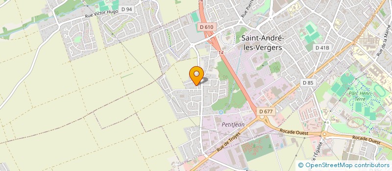localisation de l'entreprise CPJ  SAINT-ANDRE-LES-VERGERS