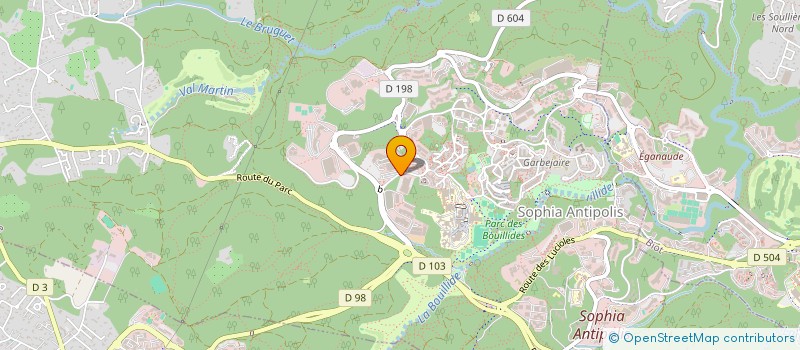 localisation de l'entreprise CPJ AZUR à VALBONNE