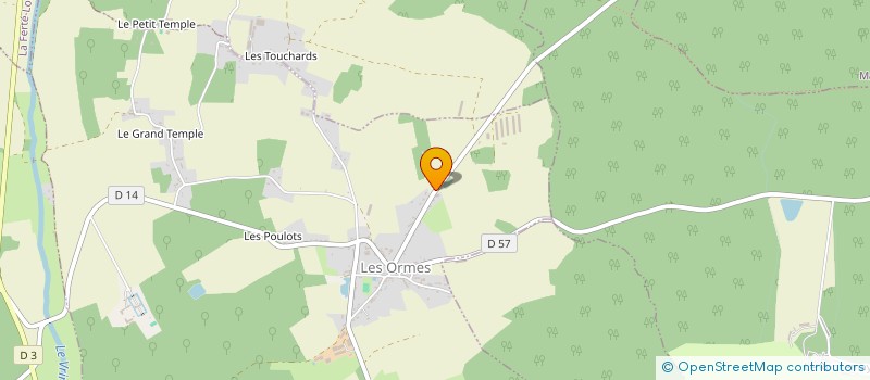 localisation de l'entreprise CPJ RENOVATION à LES ORMES