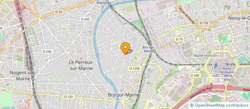 localisation de l'entreprise CPJASA à BRY-SUR-MARNE