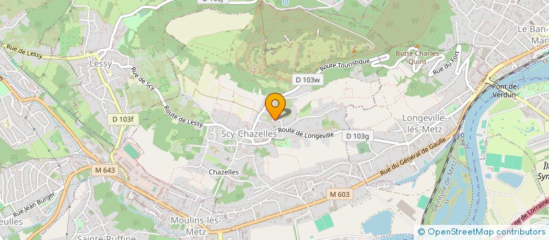 localisation de l'entreprise CPL 2000  SCY-CHAZELLES