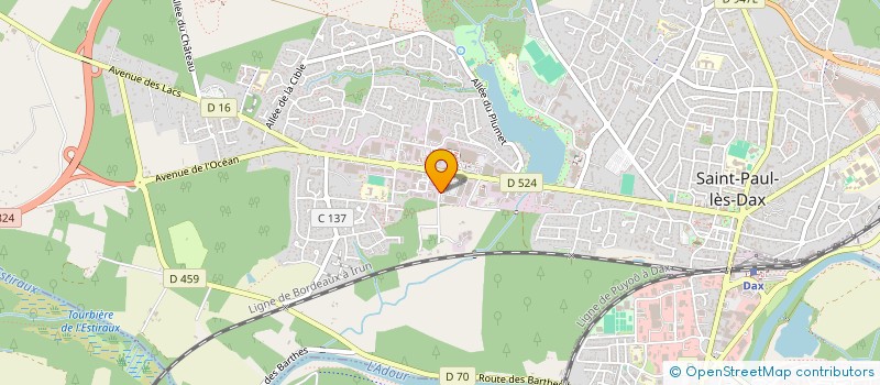 localisation de l'entreprise CPL  SAINT-PAUL-LES-DAX