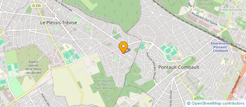 localisation de l'entreprise CPL à LE PLESSIS-TREVISE