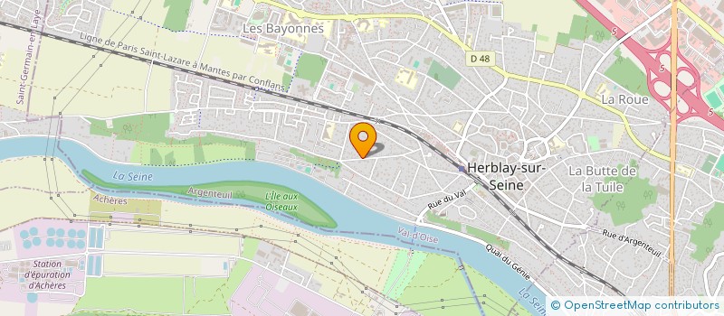 localisation de l'entreprise CPL  HERBLAY-SUR-SEINE