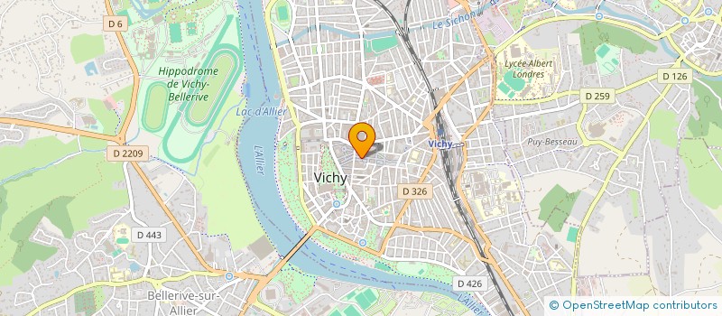 localisation de l'entreprise CPL à VICHY