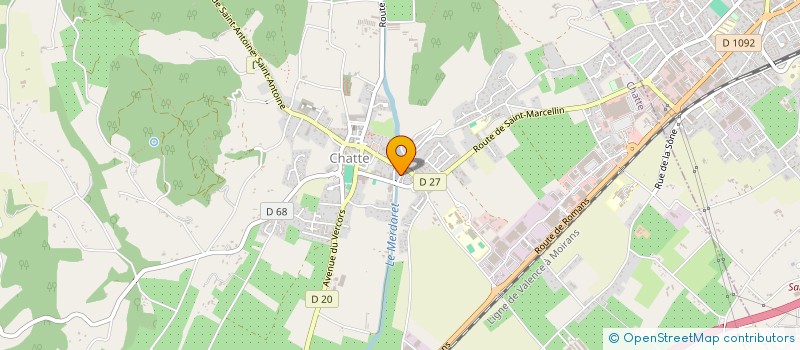 localisation de l'entreprise CPL à CHATTE