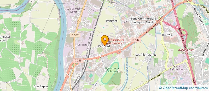 localisation de l'entreprise CPL AVIGNON à LE PONTET