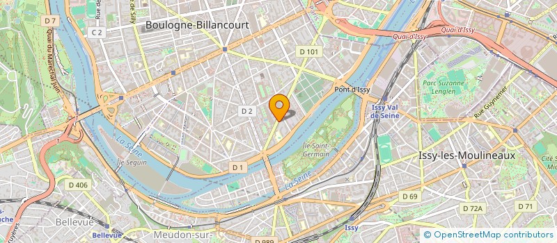 localisation de l'entreprise CPL BOULOGNE à BOULOGNE-BILLANCOURT
