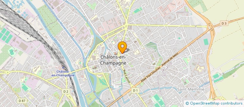 localisation de l'entreprise CPL HABITAT  CHALONS-EN-CHAMPAGNE