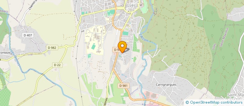 localisation de l'entreprise CPL IMMOBILIER  UZES