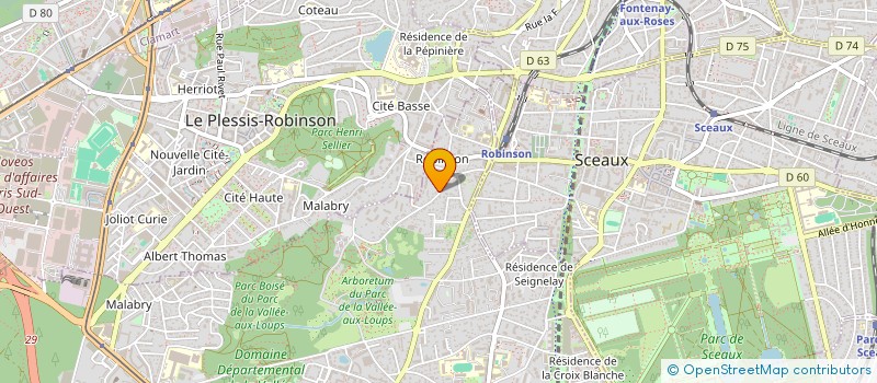 localisation de l'entreprise CPL INVEST à CHATENAY-MALABRY