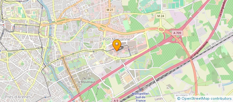 localisation de l'entreprise CPL MONTPELLIER ODYSSEUM à MONTPELLIER