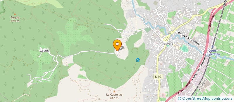 localisation de l'entreprise CPL ORANGE MECANIQUE  CUERS