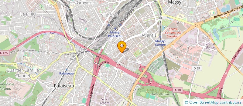 localisation de l'entreprise CPL PARIS SUD à PALAISEAU