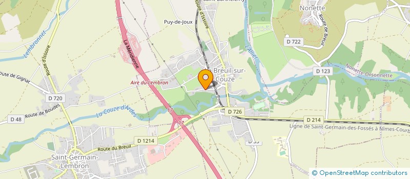 localisation de l'entreprise CPL SERVICES  BRIOUDE