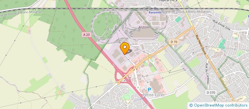 localisation de l'entreprise CPL VALENCIENNES à PETITE-FORET