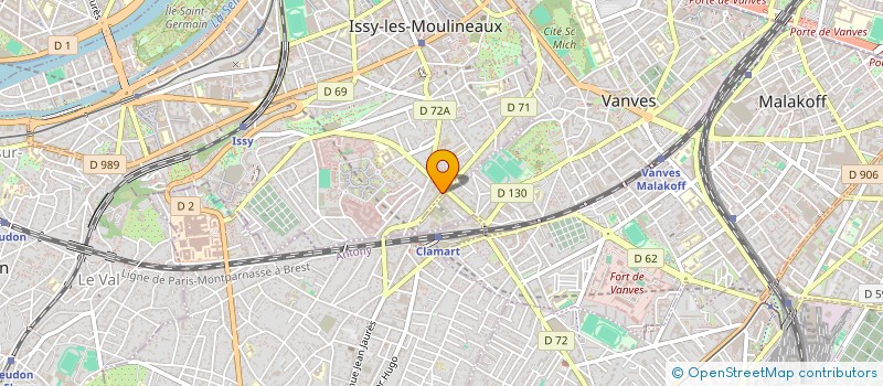 localisation de l'entreprise CPLC CONSEIL à ISSY-LES-MOULINEAUX