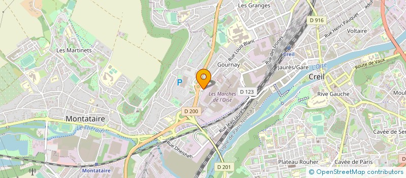 localisation de l'entreprise CPLC LOGISTIQUE à MONTATAIRE