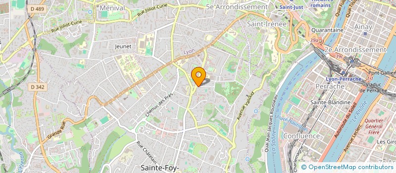 localisation de l'entreprise CPLD DATA CONSEIL à SAINTE-FOY-LES-LYON