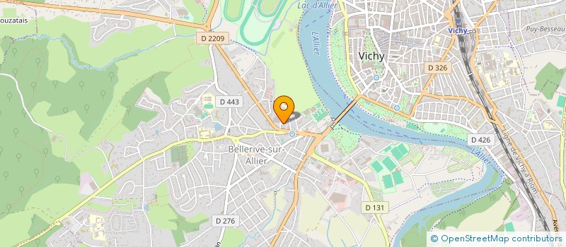 localisation de l'entreprise CPLE IMMO à BELLERIVE-SUR-ALLIER