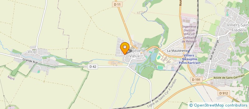 localisation de l'entreprise CPLF  NEAUPHLE-LE-VIEUX