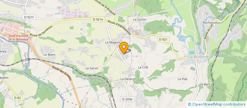 localisation de l'entreprise CPLL  DOMESSIN