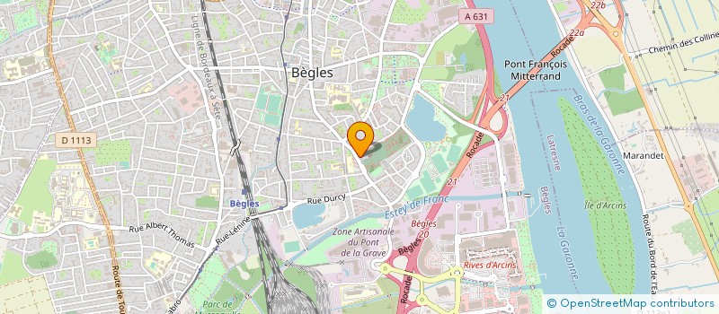 localisation de l'entreprise CPLM à BEGLES