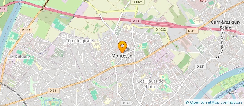 localisation de l'entreprise CPLP  MONTESSON