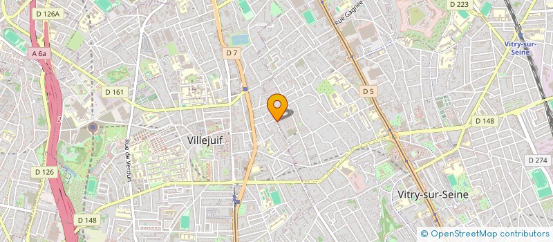 localisation de l'entreprise CPM 118  CACHAN